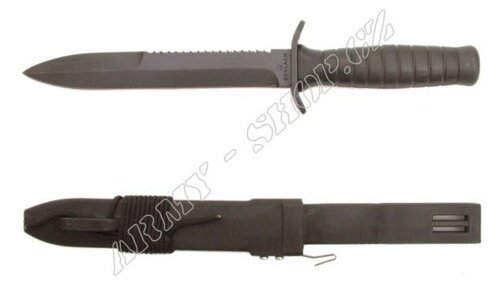 Polský nůž pro spec. operace vz.98z - černý s pilkou