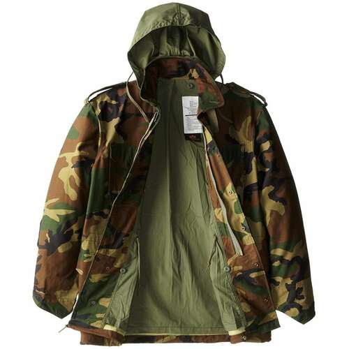 Polní bunda M65 ALPHA INDUSTRIES Woodland
