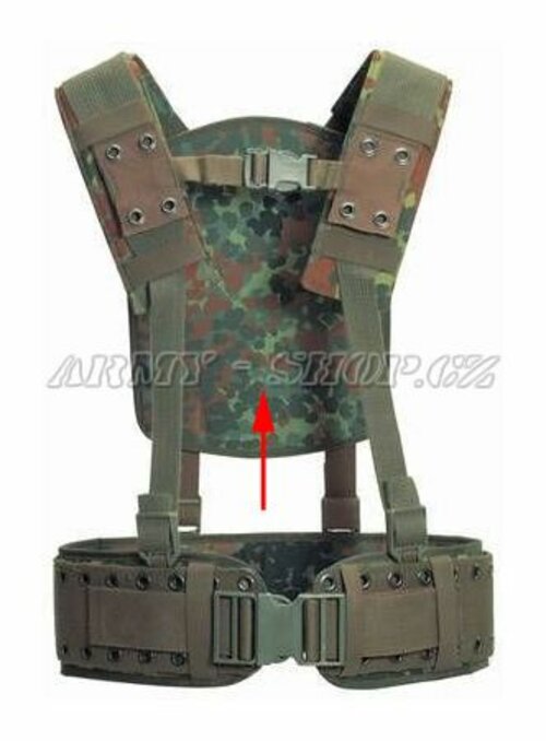 Polstrování BUNDESWEHR - Zádové