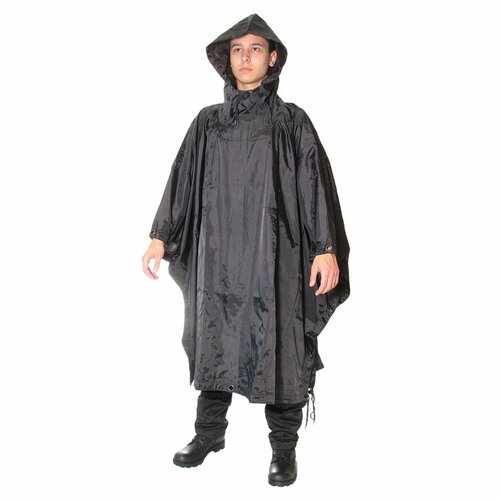 Pončo Army RipStop ČERNÉ
