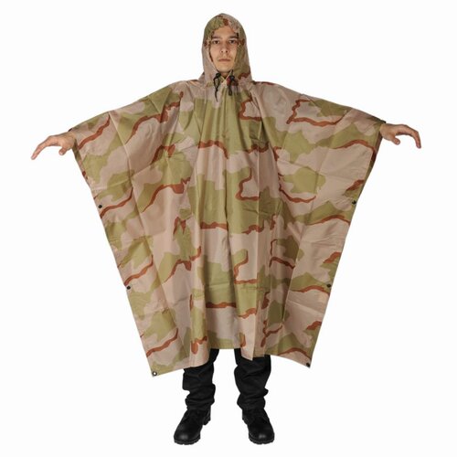 Pončo Army rip-stop - DESERT3