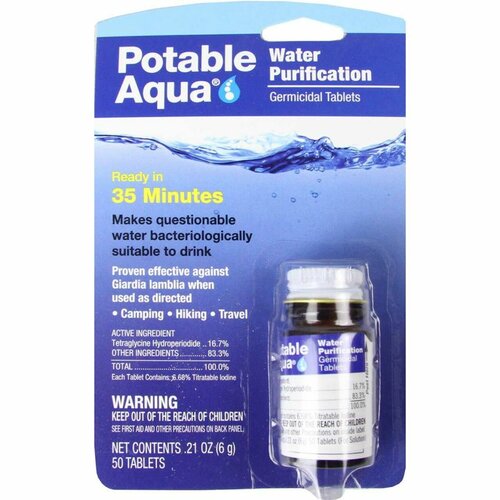 Potable Aqua Jódové tablety 50ks