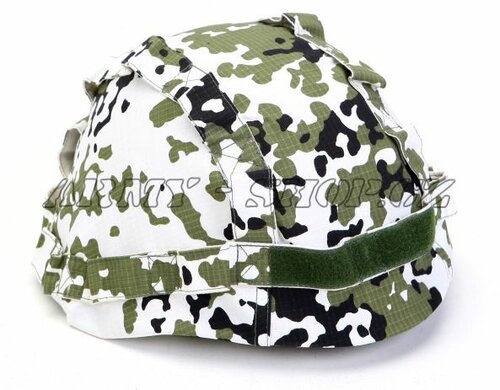 Kamuflážní povlak na helmu SNOW CAMO