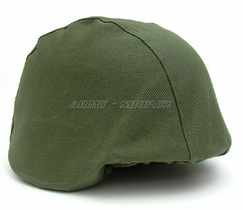 Kamuflážní povlak OLIVOVÝ na KEVLAROVOU PŘILBU