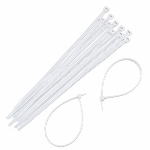 Pouta plast  stahovací pásek bílý
