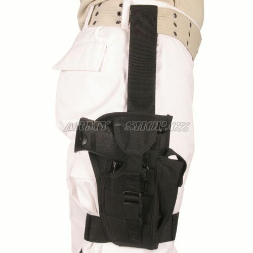 Pouzdro pistolové STEHENNÍ  MS BW  - Černé