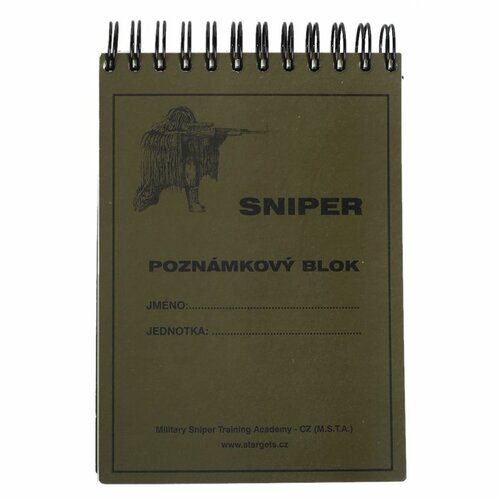 Poznámkový blok SNIPER 