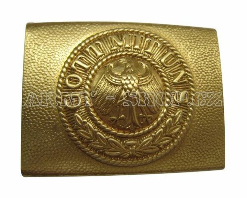 Opasková přeska GOTT MIT UNS zlatá