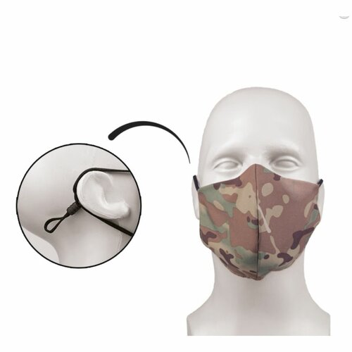 Rouška V-SHAPE PES/EL MULTICAM