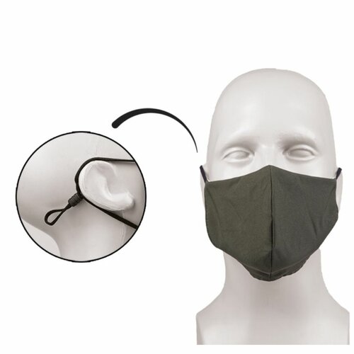 Rouška V-SHAPE PES/EL OLIV