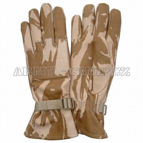 Rukavice BRITISH Desert Leather Combat