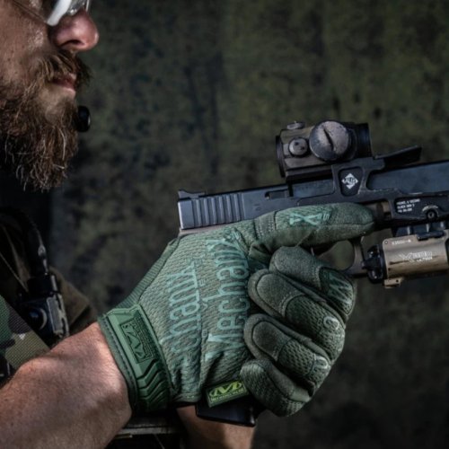 Rukavice MECHANIX ORIGINAL JASNĚ ZELENÉ