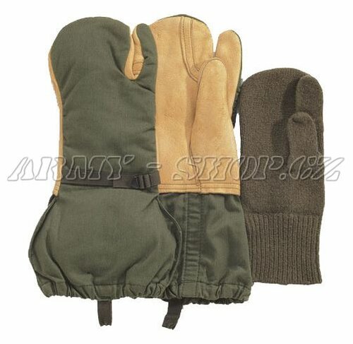 Rukavice  tříprsté  - zimní set orig. US