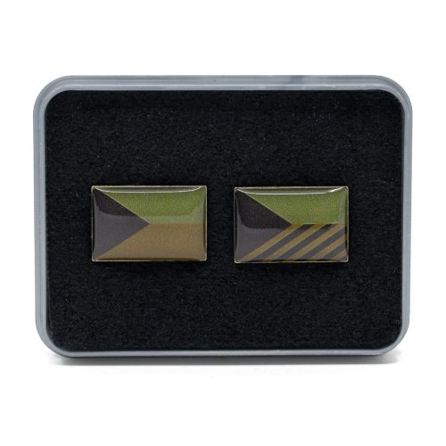 Sada odznaků VLAJKA ČR + tactical KHAKI