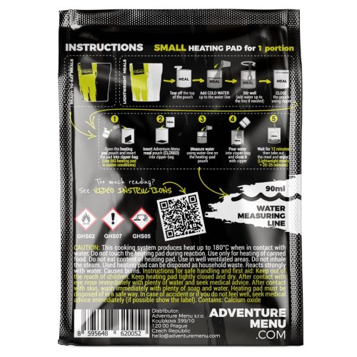 Samoohřevná kapsle 30g ADVENTURE MENU