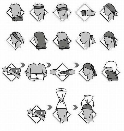 Šátek multifunkční vz.95 pouštní