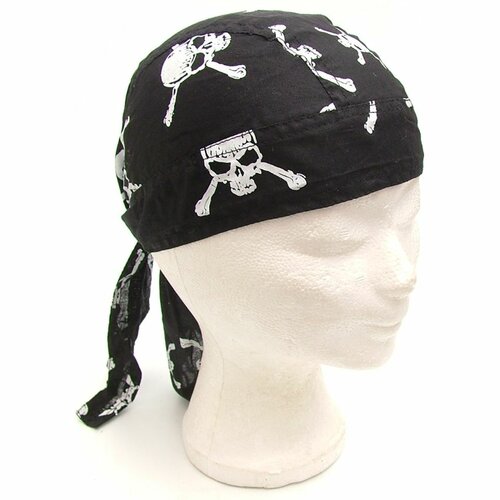 Šátek na hlavu  potisk  LEBKY