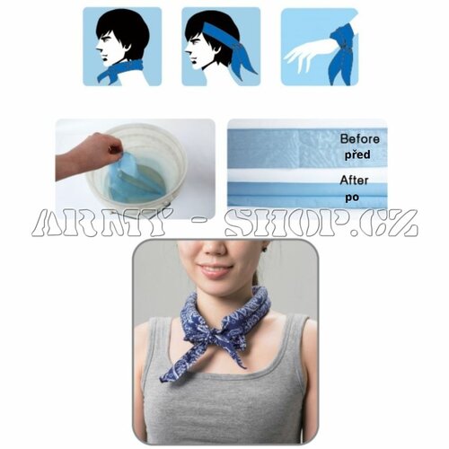 Chladící šátek CAMOUFLAGE N-rit 