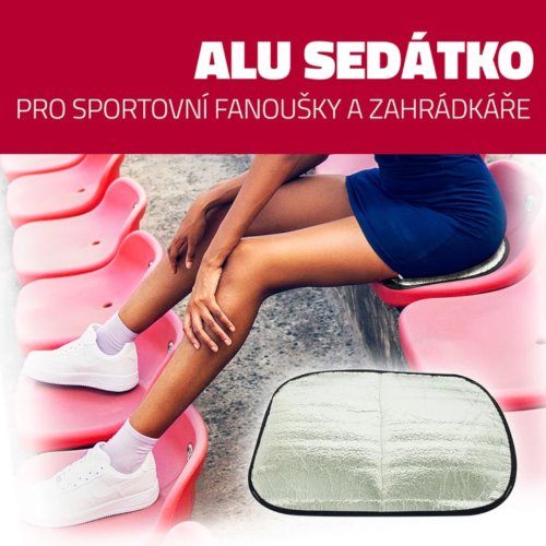Sedátko ALU 40x30cm YATE
