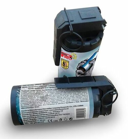 Dýmový granát PZ modrý