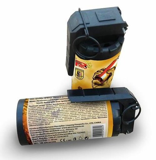 Dýmový granát PZ oranžový