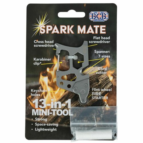 Mini Tool 13‑in‑1 spark mate s karabinou BCB
