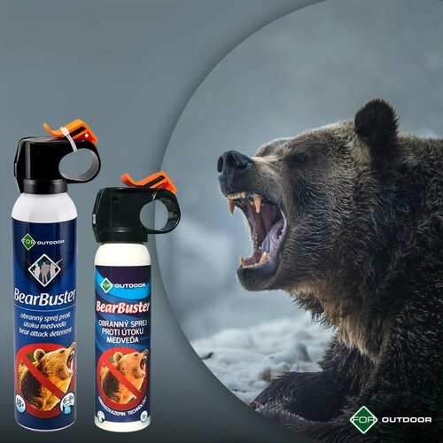 Sprej na obranu pred medvědy BearBuster 150ml