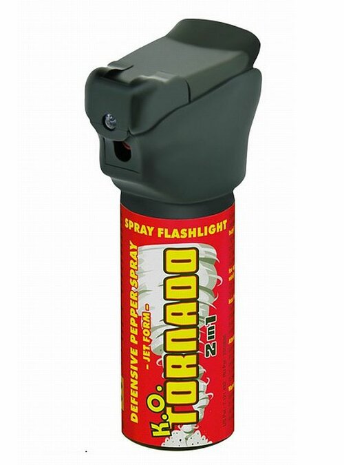 Obranný plyn K.O.TORNADO se svítilnou  50ml