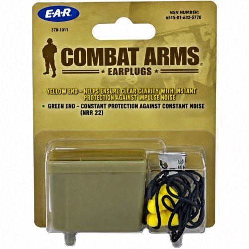 Špunty do uší COMBAT ARMS EARPLUGS s pouzdrem