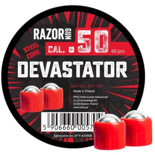 Střelivo Devastator RAZORGUN cal.50 - 60ks