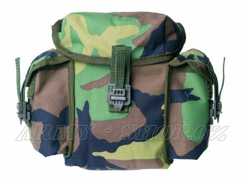 Sumka BW UNI s bočními kapsami - Woodland