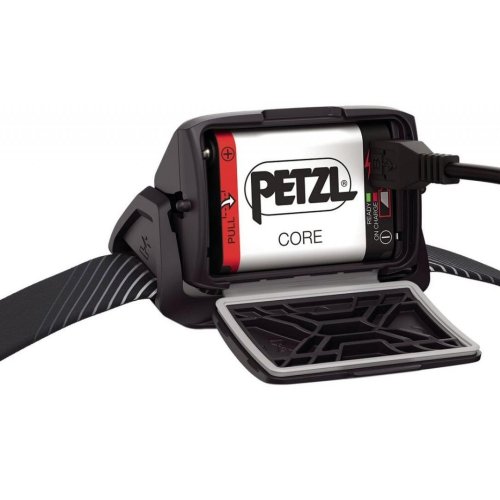 Svítilna čelová PETZL ACTIK CORE ŠEDÁ