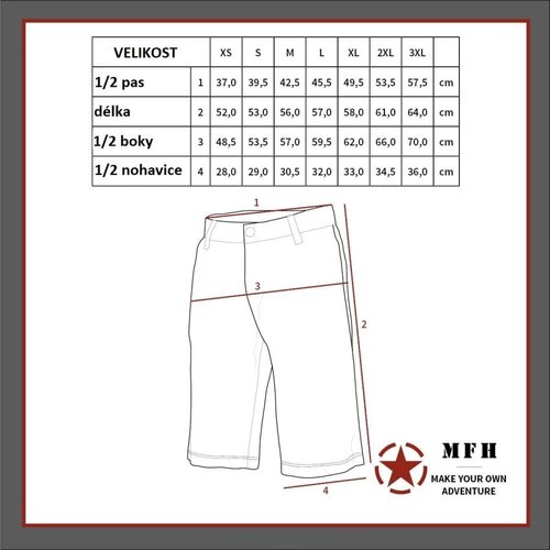 Bermudy ARMY RipStop tiger