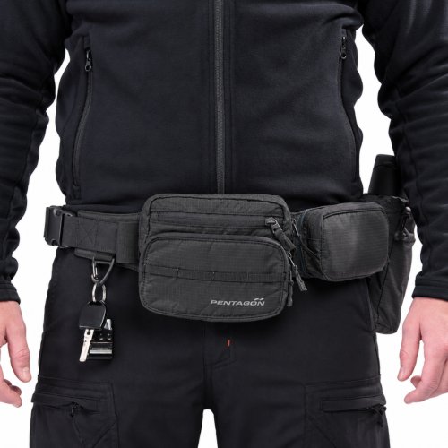 Taktický opaskový set ALISSOS PENTAGON - černý