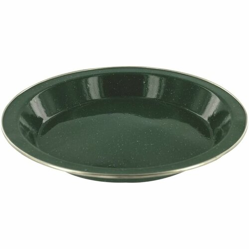 Smaltovaný plechový talíř HIGHLANDER zelený