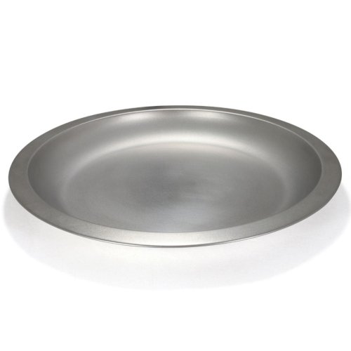 Talíř nerezový mělký matný 23,5cm