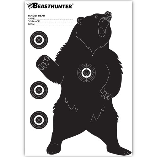 Terč silueta MEDVĚD Beast Hunter 10ks