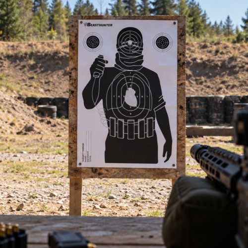Terč silueta TERORISTA Beast Hunter 10ks