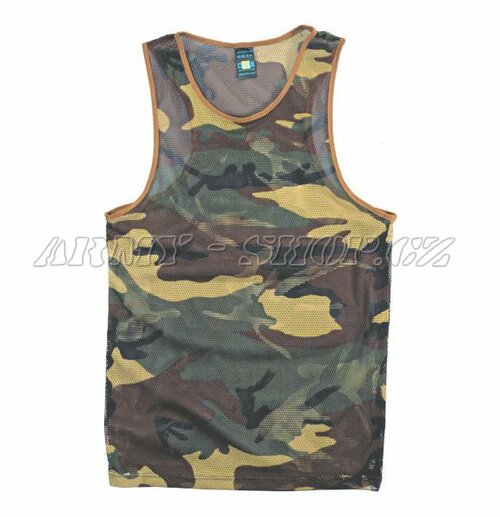 Tílko RUSIA maskáčové - síťované