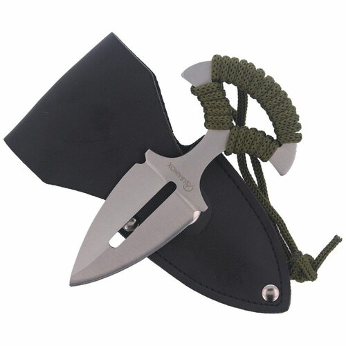 Tlačná dýka ALBAINOX paracord ZELENÝ