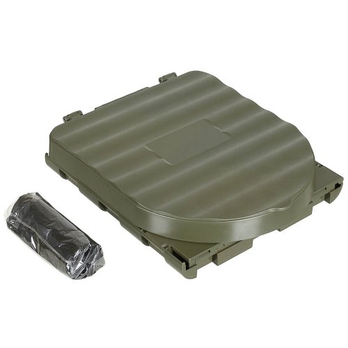 Toaleta CAMPING skládací přenosná khaki