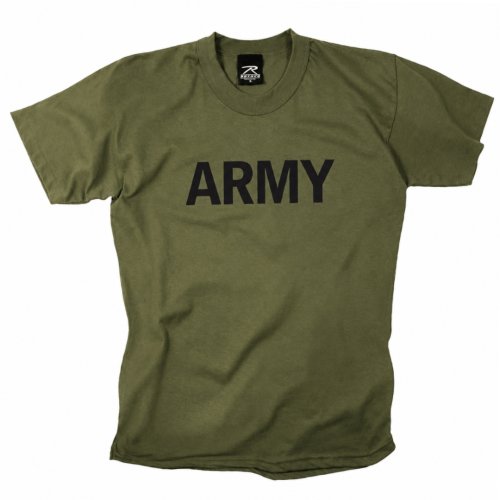 Triko dětské s nápisem ARMY zelené