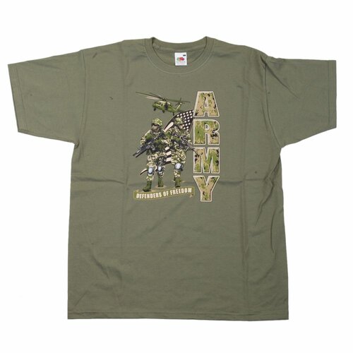 Triko olivové DESIGN ARMY 3