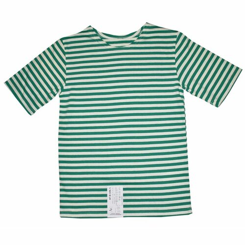Triko Ruské krátký rukáv  zelené pruhy