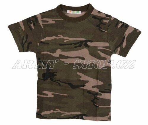 Tričko Dětské maskáčové BUSH