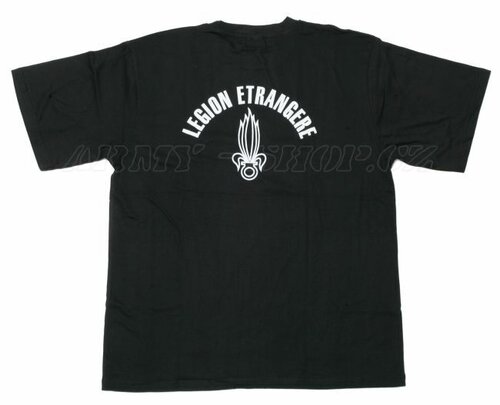 Triko s potiskem - LEGION černé