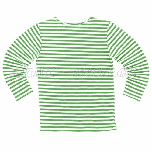 Triko Ruské - Letní model - zelené pruhy