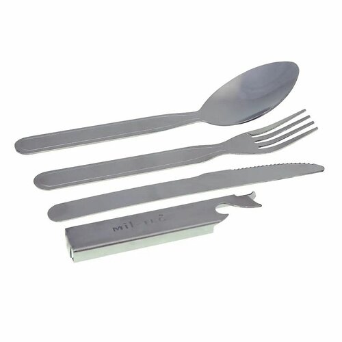 Turistický třídílný skládací příbor Mil-Tec