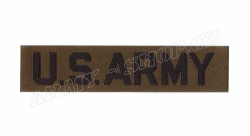 Nášivka U.S. ARMY plátek  tištěná