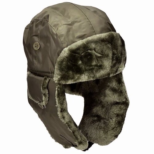 Ušanka pilotní MA1  olivová